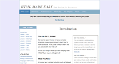 Desktop Screenshot of easyhtmlcode.com