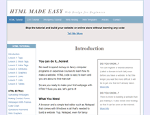 Tablet Screenshot of easyhtmlcode.com